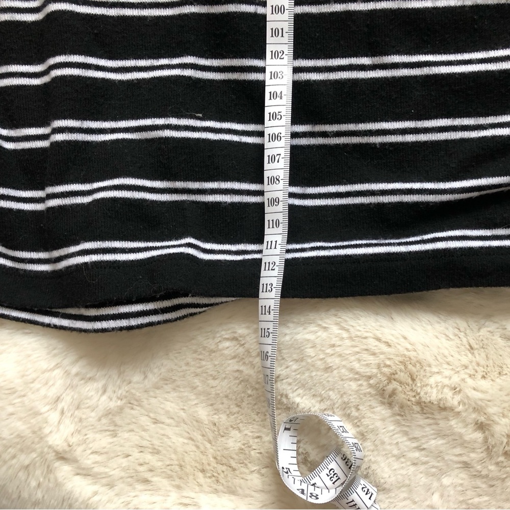 TIME and TRUtm dress midi dress size M black and white color - Picture 8 of 10